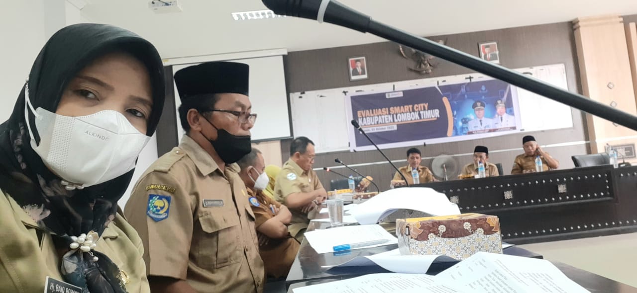 Evaluasi Smart City Kabupaten Lombok Timur di Rupatama 2 Kantor Bupati. (03-10-2022)